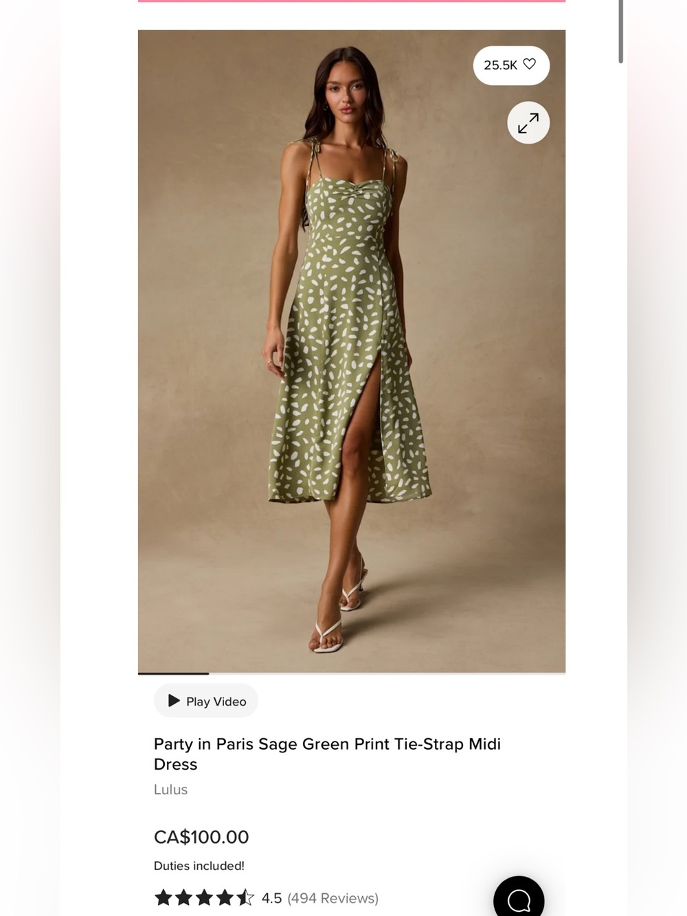 LULUS dress